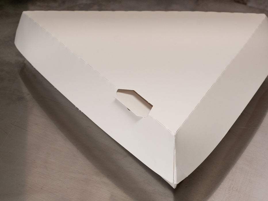White Pizza Clamshells-Slice Boxes (400 Per Case)