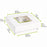 Kray Boxes With PET Window Lid - 32oz 5.5 X 5.5 X 2in - 250 Pcs (Avail. Kraft or White)