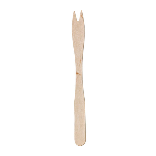 Wooden Cocktail Fork - 3.35in - 5000 Pcs