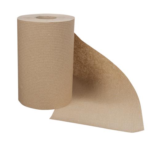 Right Choice™ Paper Hardwound Roll Towel 1-Ply, Kraft, 7.87" x 350', 12/350