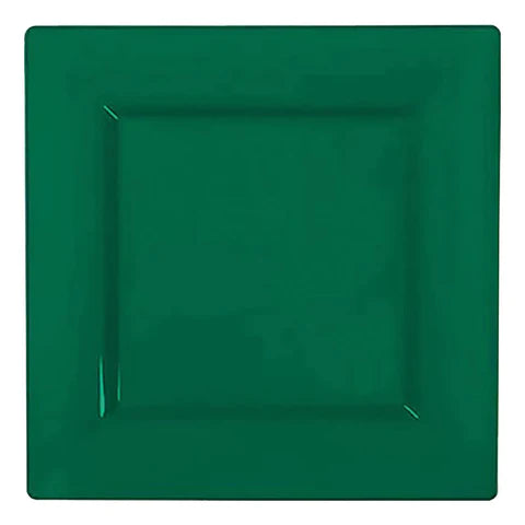 9.5" Plastic Square Dinner Plate (120/CS)