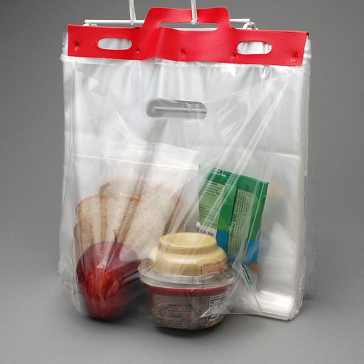 11" x 9" + 4"BG + 1.5"LP 1.5 mil Fast Take® Lunch Bags on Header Pack, 1000/CS