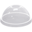 Karat 92mm PET Plastic Dome Lids - 1,000 Lids