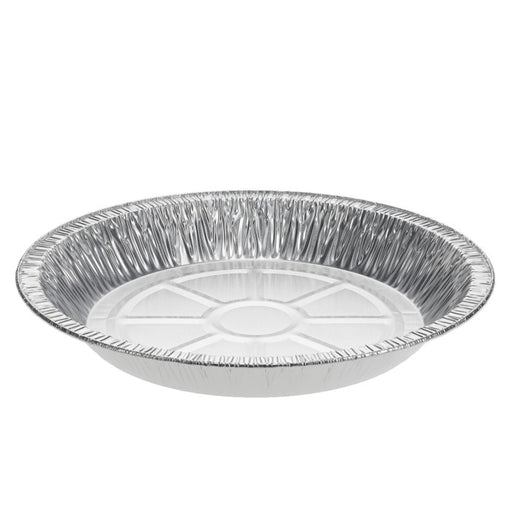 10" Aluminum Pie Plate Full Curl, Silver, 500 Per Case. (Pactiv 102335D)
