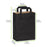 Black Paper Bag With Handle - H:9in Gusset:6.9 X 3.5 -500pcs 500 Pcs/Cs