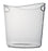 1 GALLON OVAL ICE BUCKET, CLEAR (6 BUCKETS/CASE) - Paper Supplies Plus