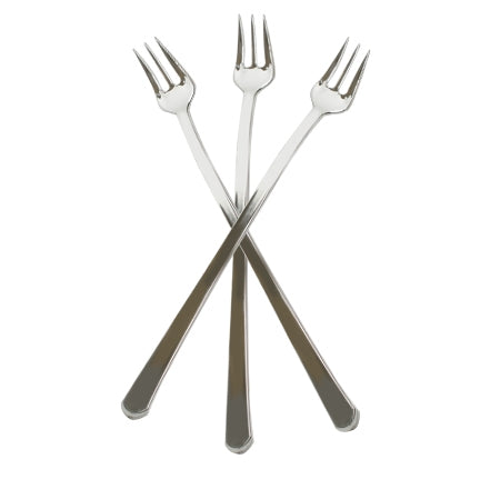 6" Cocktail Forks (Silver)-400/CS - Paper Supplies Plus