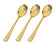 Heavy Weight Golden Spoons (6.25") - Paper Supplies Plus
