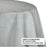 Creative Converting 82" Shimmering Silver OctyRound Disposable Plastic Table Cover - 12/Case
