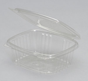 12 oz. Clear Hinged Deli Container (200/CS) - Paper Supplies Plus