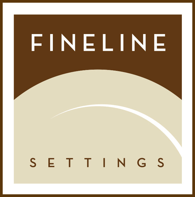 Fineline Settings 6-Piece Wavetrends Square Martini Glass, 8 oz, Clear