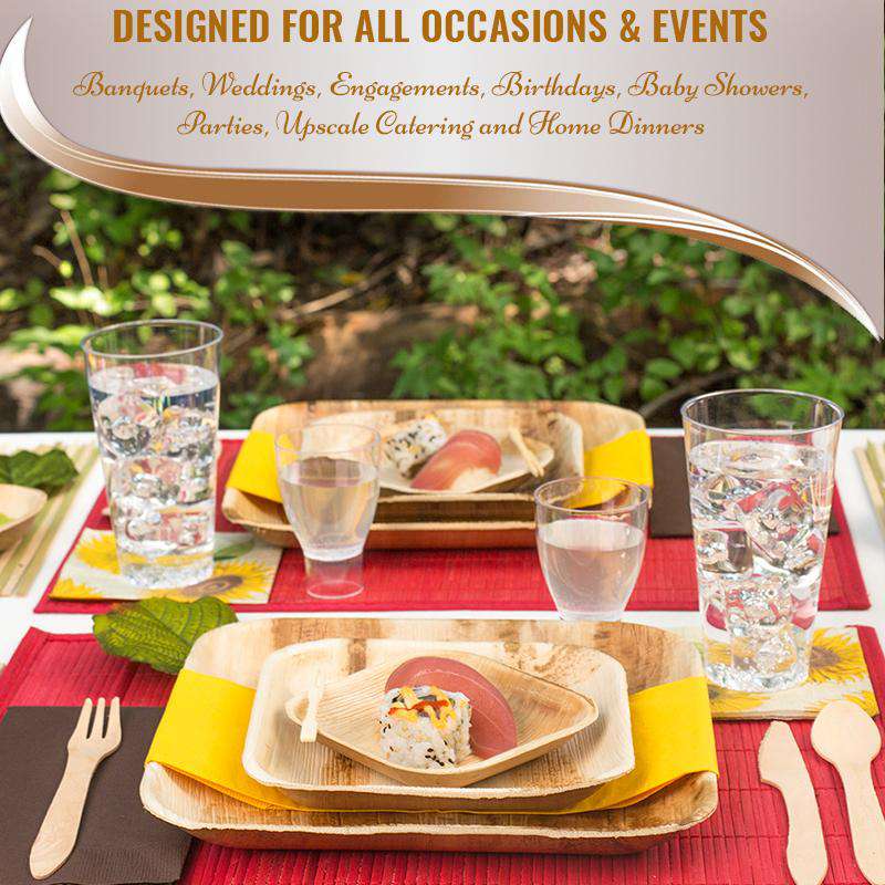 Bamboo/Palm Leaf Plate Collection
