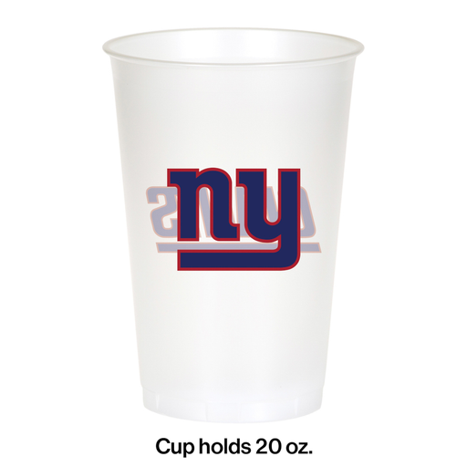 New York Giants 20 oz. Plastic Cup - 96/Case