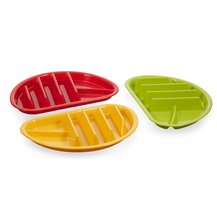 Assorted Fiesta Taco Plate- 12 Plates Per Case