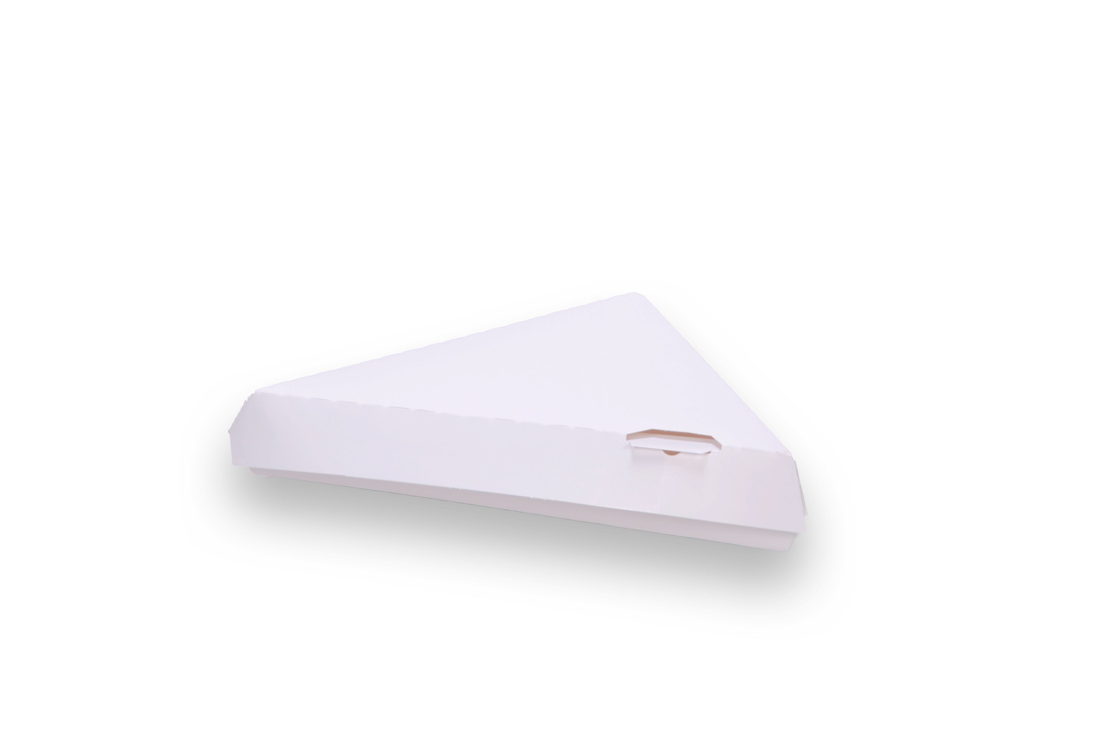 White Pizza Clamshells-Slice Boxes (400 Per Case)