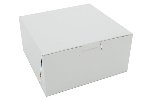 Southern Champion Tray Standard White Bakery Boxes 6X6X3, 250 Count