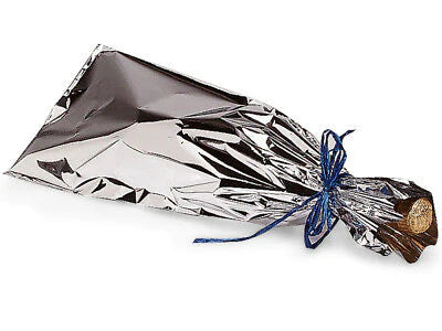 Mylar Wine Bags, Silver 9x18" — Insulated Bottle Sleeves | 500/Case