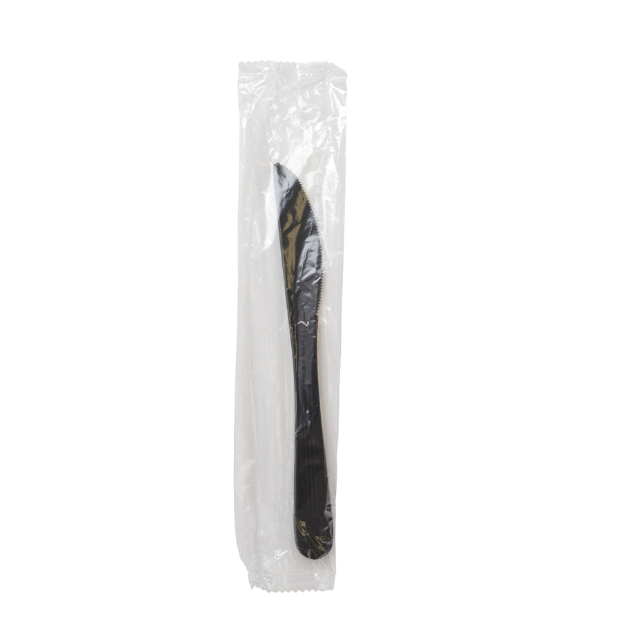 Fineline ReForm 7" Individually Wrapped Knife, Black (17CIK-BK)