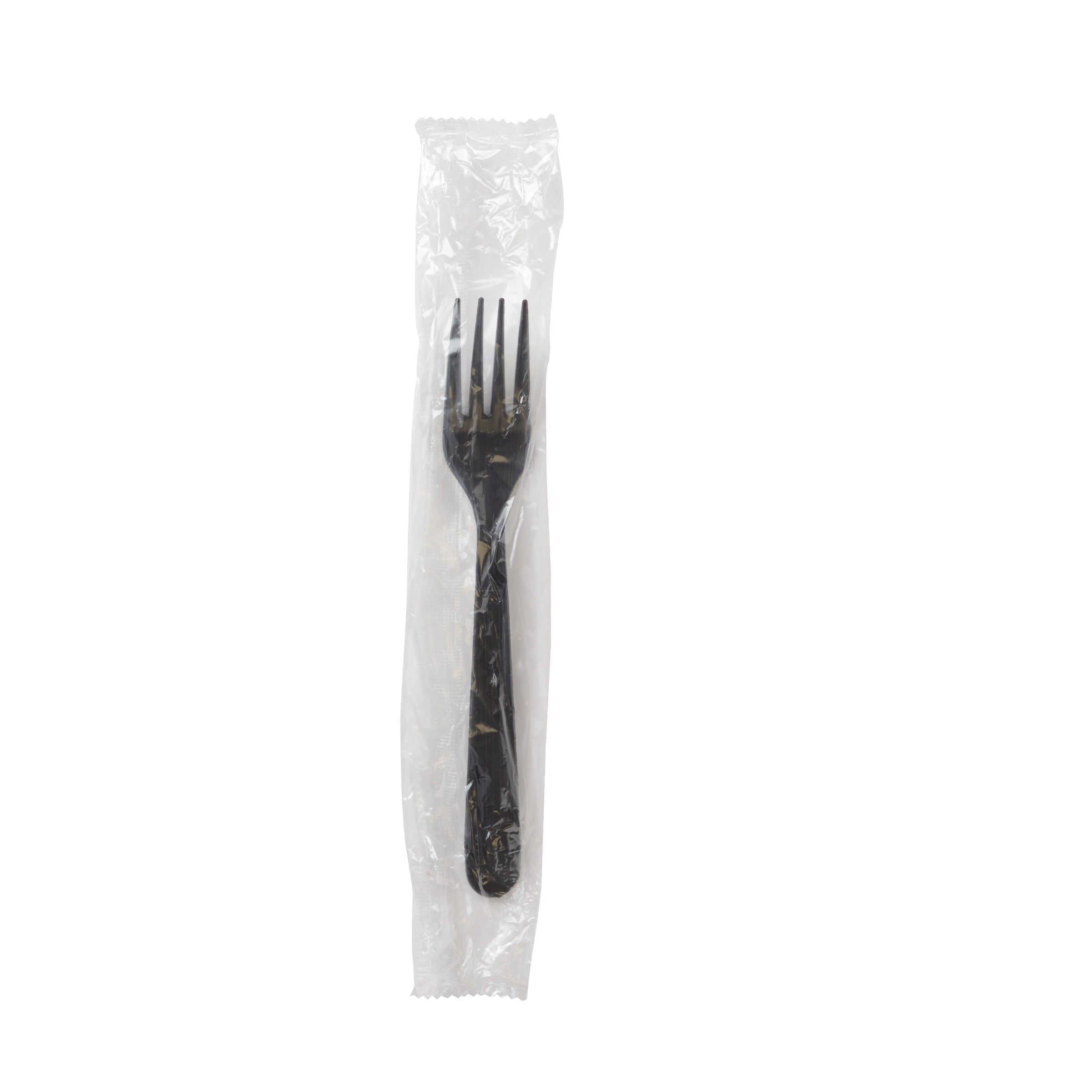 Fineline ReForm 6.5" Individually Wrapped Fork, Black (17CIF-BK)