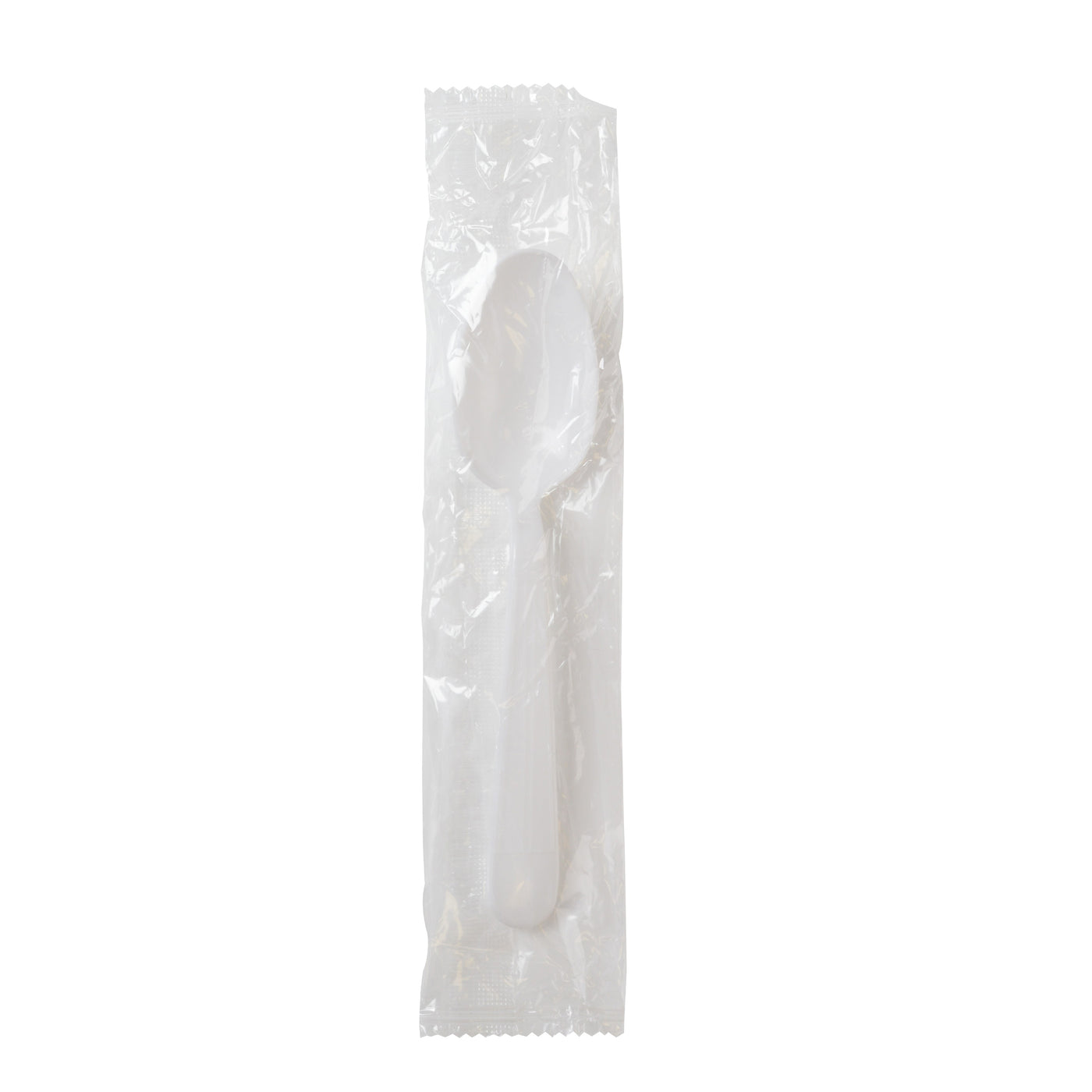 Fineline ReForm 6" Individually Wrapped Spoon, White (17CIS-WH)