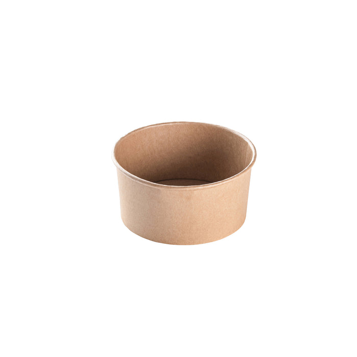 26 oz Low Profile Round Kraft Bowl – 500 Bowls/Case