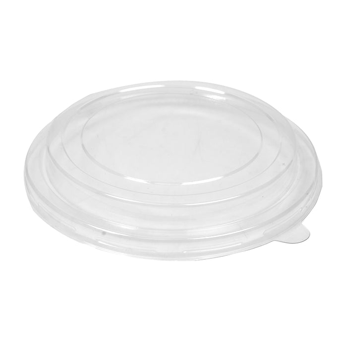 7.4" Clear Dome Lid for Low Profile Kraft Bowls – 300 Lids/Case