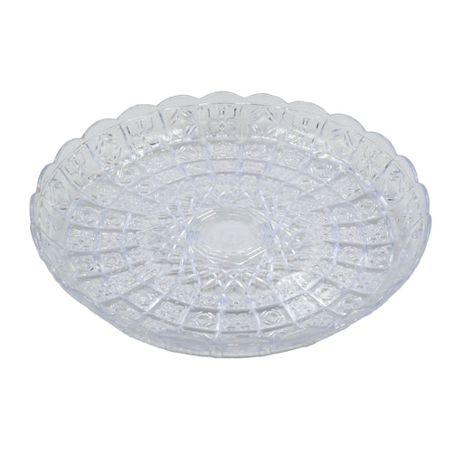 11" CRYSTAL PLATTER (25 Per Case)