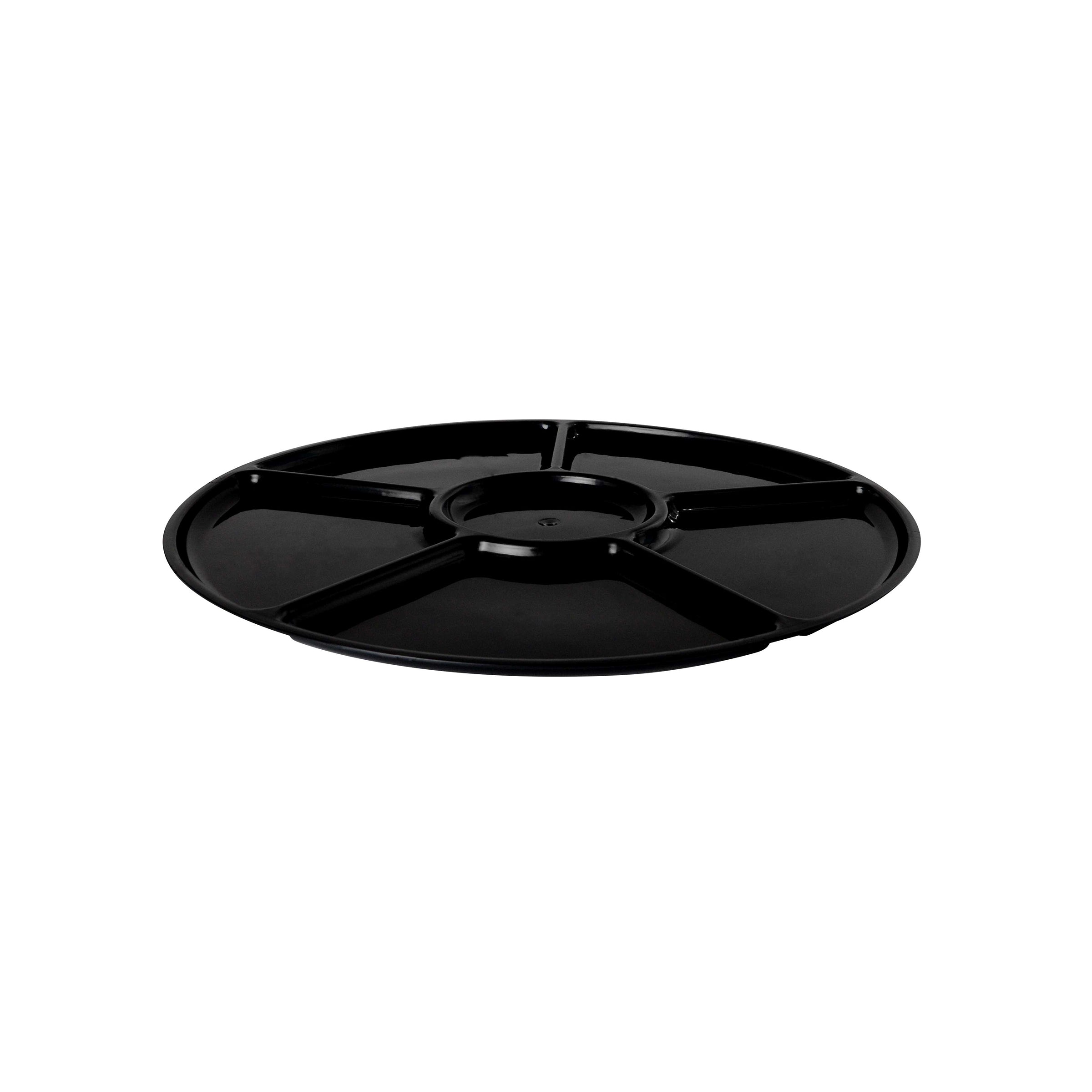 16" - 6 COMPARTMENT TRAY  POLYPRO (25 Trays Per Case)