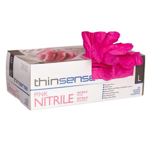 FOODHANDLER® THINSENSE™ PINK NITRILE GLOVES