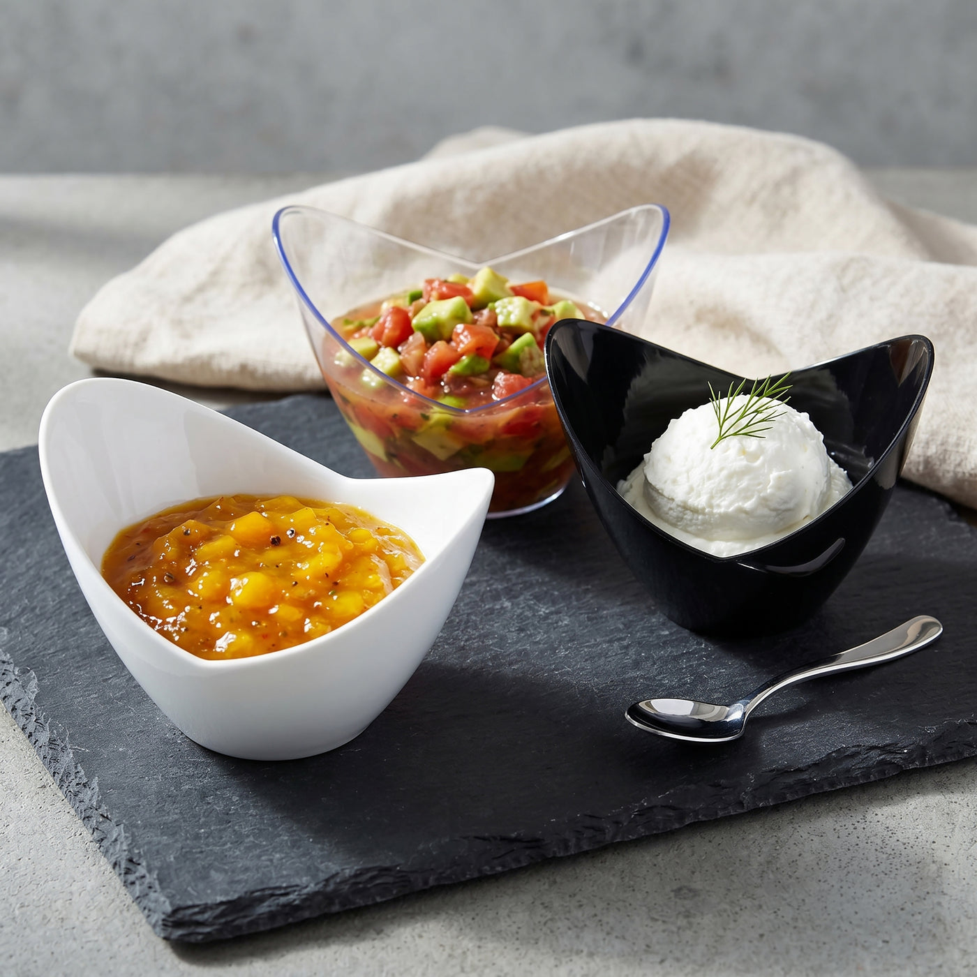 Fineline Tiny Temptations Tiny Tureens Bowl 3.5" — Mini Appetizer & Salad Bowl | 240/Case — 6302