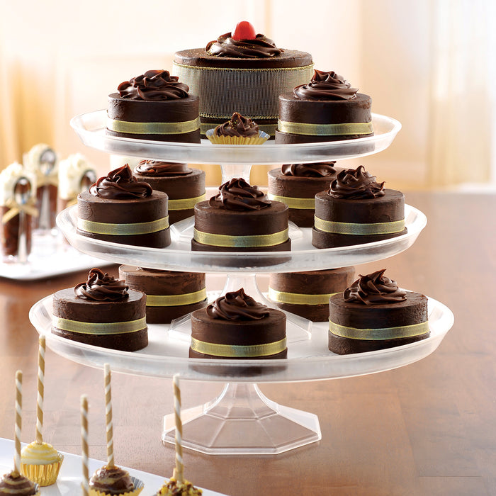 Fineline Settings Platter Pleasers™ Cake Stand – 11.75" Premium Disposable Display Stand