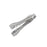 6.5" Silver Disposable Serving Tongs – Heavy Duty Plastic Buffet & Catering Tongs (72/Case)