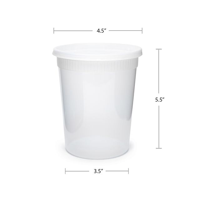 Newspring 32oz Heavy Weight Deli Container Combo (240/CS)