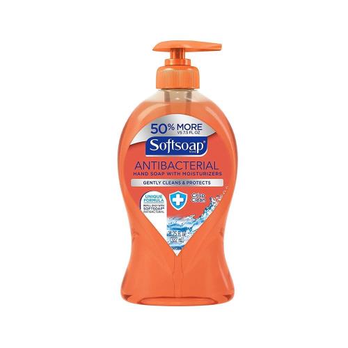 Colgate-Palmolive® Soft Soap Crisp Clean Pump Hand Soap, Orange, 11.25 oz, 6 Bottles Per Case