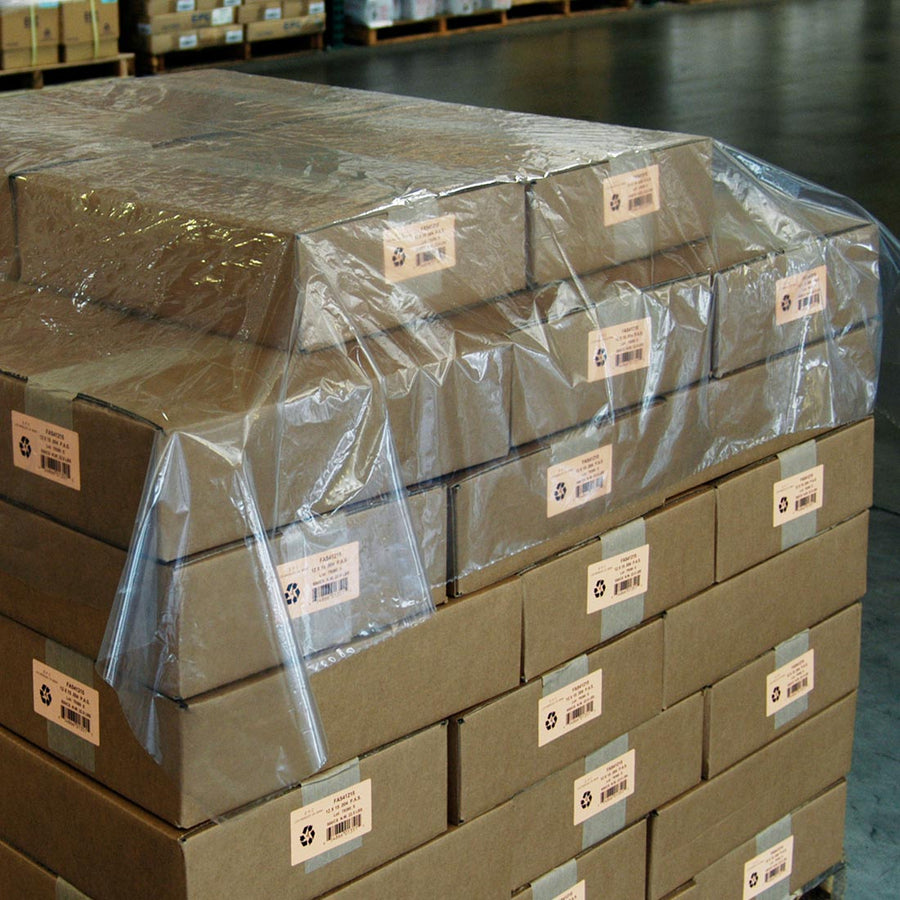 75" x 75" 1.25 mil Clear LDPE Pallet Top Sheet, 200/RL