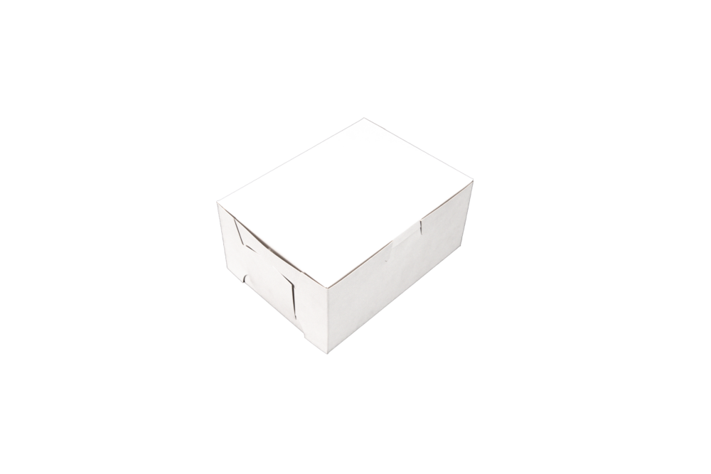 Southern Champion Tray Standard White Bakery Boxes 6X4-1/2X2-3/4, 250 Count