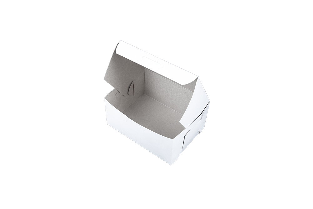 Southern Champion Tray Standard White Bakery Boxes 6X4-1/2X2-3/4, 250 Count