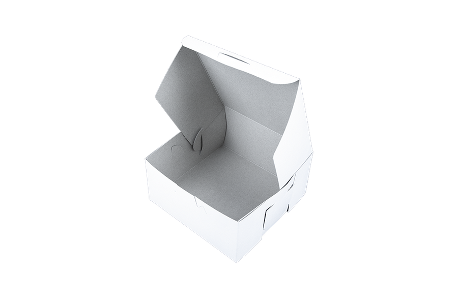 Southern Champion White Bakery Boxes 6x6x3" — 250/Case