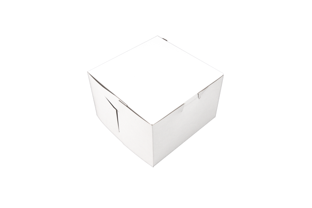 Southern Champion Tray Standard White Bakery Boxes 6X6X4 (250 Count)