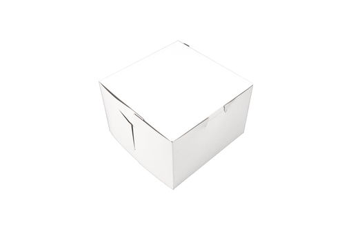 Southern Champion Tray Standard White Bakery Boxes 6X6X4 (250 Count)