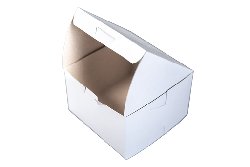 Southern Champion Tray Standard White Bakery Boxes 6X6X4 (250 Count)