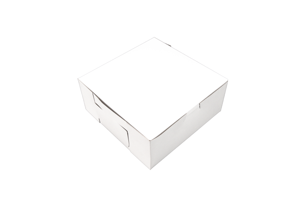 Southern Champion Tray Standard White Bakery Boxes 7X7X3, 250 Count