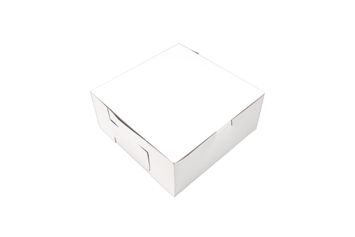Southern Champion Tray Standard White Bakery Boxes 7X7X3, 250 Count