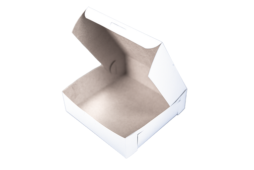 Southern Champion Tray Standard White Bakery Boxes 8X8X2.5 (250 Count)