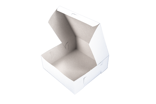 Southern Champion Tray Standard White Bakery Boxes 8X8X3, 250 Count