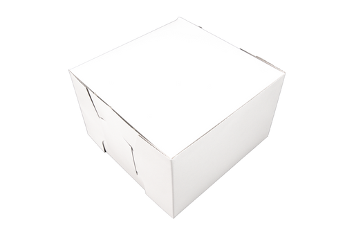 Southern Champion Tray Standard White Bakery Boxes 8X8X5, 100 Count