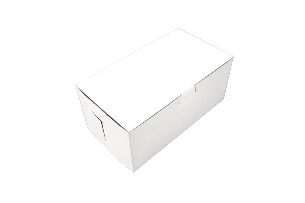 Southern Champion Tray Standard White Bakery Boxes 9X5X4, 250 Count
