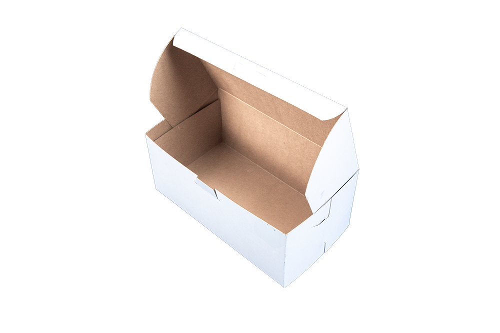 Southern Champion Tray Standard White Bakery Boxes 9X5X4, 250 Count