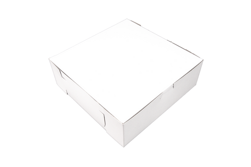 Southern Champion Tray Standard White Bakery Boxes 9X9X3, 250 Count