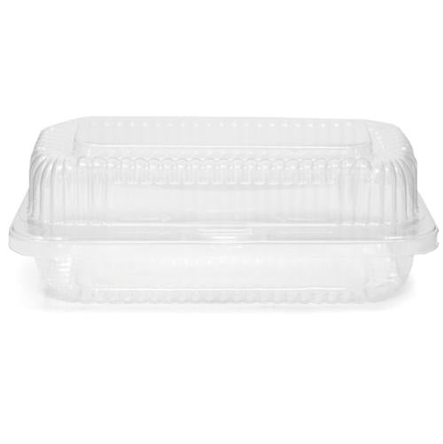 Detroit Forming Clear Hinged OPS Food Container with Bar Lock Closure – 5" x 2" x 2" (250/Case)
